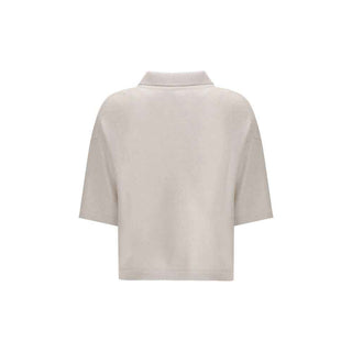 Allude Cream Cashmere Sweatshirt