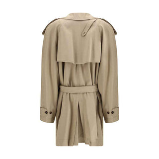 Balenciaga Beige Cotton Trench Coat