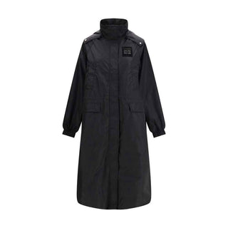 Ganni Black Nylon Coat