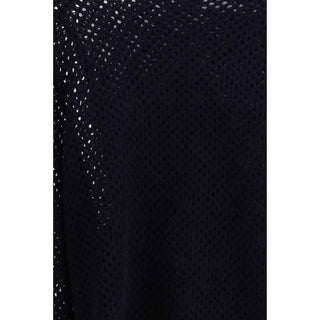 Allude Blue Fleece Wool Sweatshirt