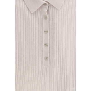 Allude Beige Cashmere Sweatshirt