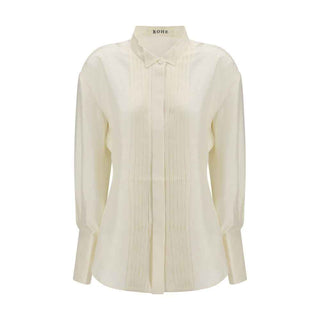 Rohe Cream Silk Dress Shirt
