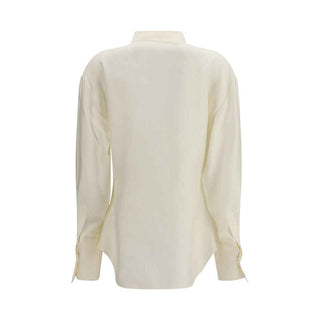 Rohe Cream Silk Dress Shirt