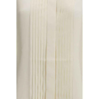 Rohe Cream Silk Dress Shirt