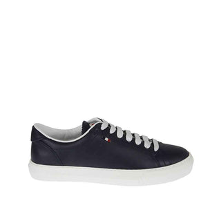 Moncler Blue Calfskin Low Top Sneakers