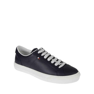 Moncler Blue Calfskin Low Top Sneakers