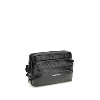 Balenciaga Black Lamb Ovis Aries Aries Shoulder Bag