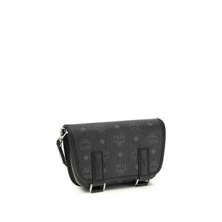 MCM Black Fabric Shoulder Bag