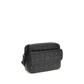MCM Black Fabric Shoulder Bag