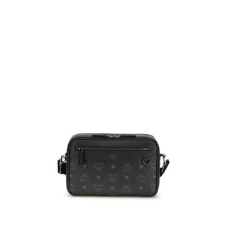 MCM Black Fabric Shoulder Bag