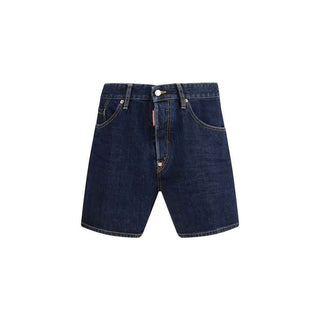 Dsquared² Blue Cotton Bermuda Shorts