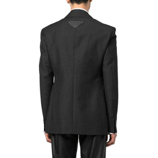 Prada Gray Wool Blazer