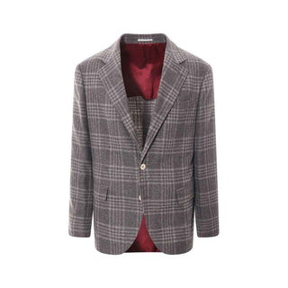 Brunello Cucinelli Gray Cashmere Jackets And Coat