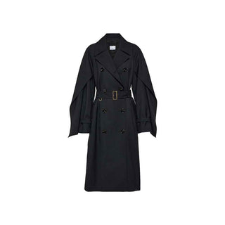 Burberry Black Polyester Coat