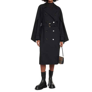 Burberry Black Polyester Coat