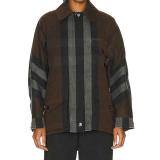 Burberry Brown Cotton Parka