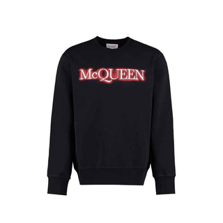 Alexander McQueen Black Cotton Sweatshirt