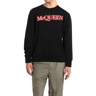 Alexander McQueen Black Cotton Sweatshirt