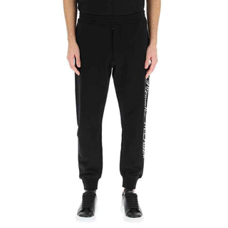 Alexander McQueen Black Cotton Athletic Pants