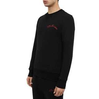 Alexander McQueen Black Cotton Sweatshirt