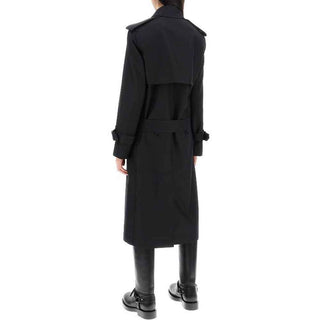 Burberry Black Polyester Coat