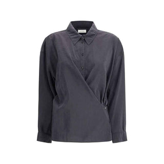 Lemaire Black Silk Dress Shirt