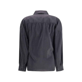 Lemaire Black Silk Dress Shirt