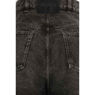 The Attico Black Cotton Jeans Denim