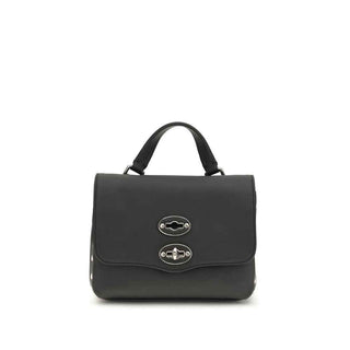 Zanellato Black Calf Leather Bos Taurus Handbag