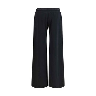 Off-White Black Cotton Casual Pants