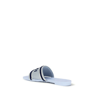 Gucci Blue Cotton Sandals