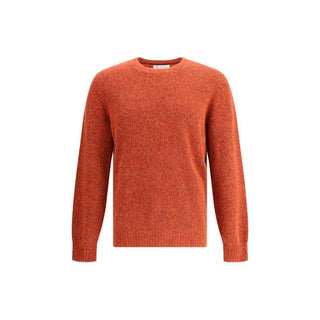 Brunello Cucinelli Orange Alpaca Vicugna Pacos Sweatshirt