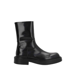 Salvatore Ferragamo Black Calfskin Ankle Boots