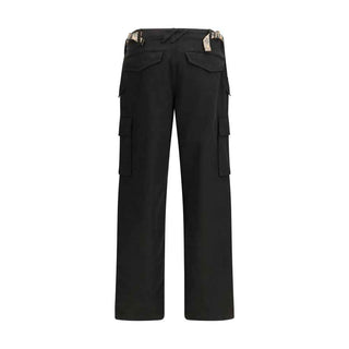 Burberry Black Cotton Cargo Pants
