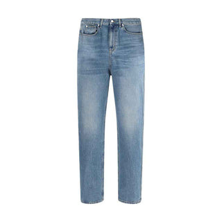 Gucci Blue Cotton Slim Fit Jeans