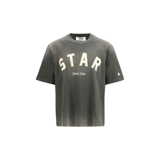 Golden Goose Gray Cotton T-Shirt