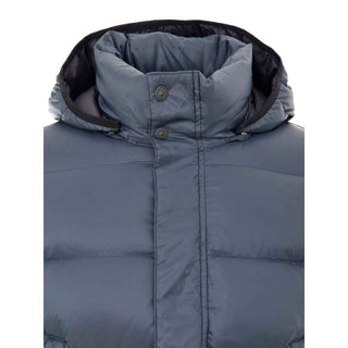 Moose Knuckles Gray Nylon Coat