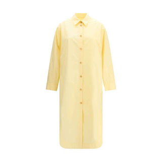 Khaite Bicolor Cotton Casual Dress