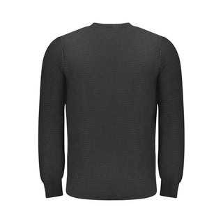 Hugo Boss Black Cotton Men Sweater