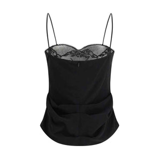 Magda Butrym Black Silk Top