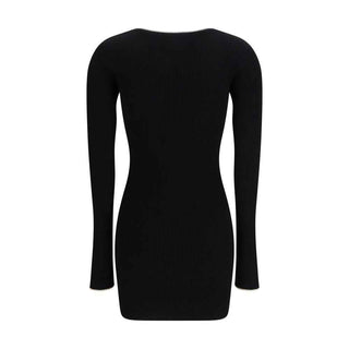 Amiri Black Viscose Casual Dress