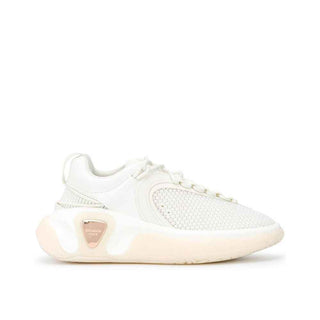 Balmain White Fabric Athletic Sneakers