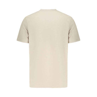 Hugo Boss Beige Cotton Men T-Shirt