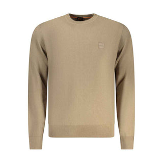 Hugo Boss Brown Cotton Sweatshirt
