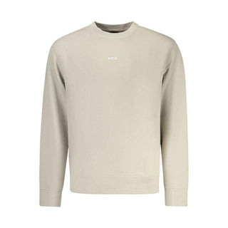 Hugo Boss Beige Cotton Mens Sweatshirt