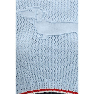 Thom Browne Blue Cotton T-Shirt