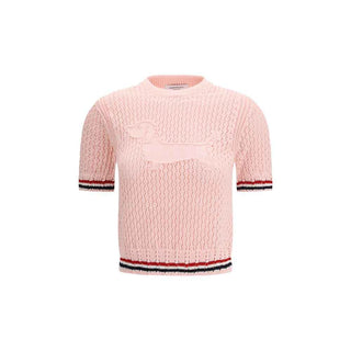 Thom Browne Pink Cotton T-Shirt