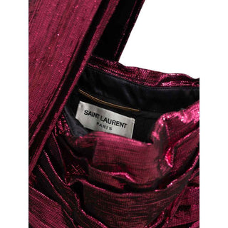 Saint Laurent Fuchsia Viscose Short Dress