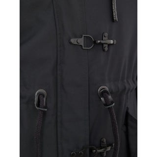Moose Knuckles Blue Nylon Parka