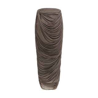 Magda Butrym Brown Copper Midi Skirt